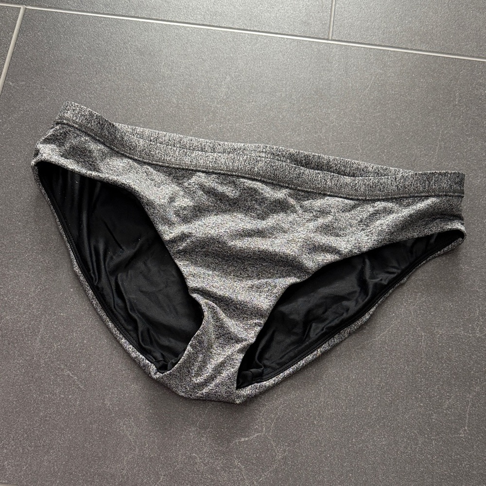 CALIA by Carrie Underwood Charcoal and Black Swim Bottoms